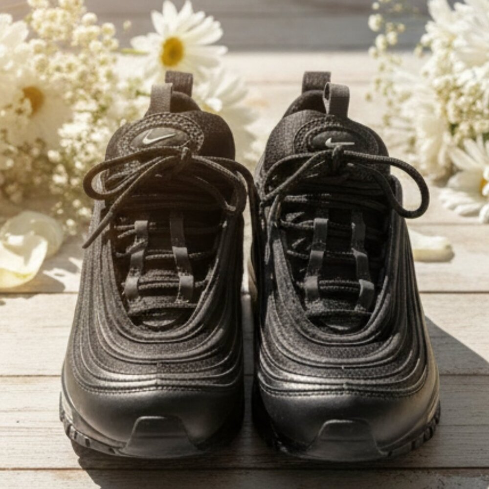 Kids Nike Air Max 97 Black Athletic Shoes